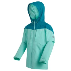 Kids' Highton VI Waterpoof Jacket | Aruba Blue Exotic Plume Icy Morn
