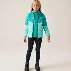 Kids' Hillpack III Hooded Jacket | Aruba Blue Turquoise Exotic Plume