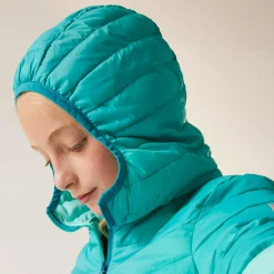 Kids' Hillpack III Hooded Jacket | Aruba Blue Turquoise Exotic Plume