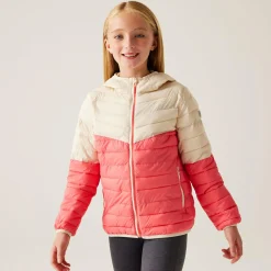 Kids' Hillpack III Hooded Jacket | Peach Bloom Light Vanilla