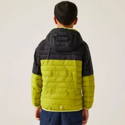Kids' Hillpack III Hooded Jacket | Grenoble Green Black Wild Lime