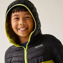 Kids' Hillpack III Hooded Jacket | Grenoble Green Black Wild Lime