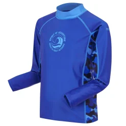 Kids' Hoku II Swim Top | Olympian Blue Elysium Blue Blue Camo