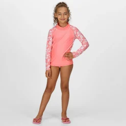 Kids' Hoku Swim Top | Shell Pink Shell Pink Hibiscus