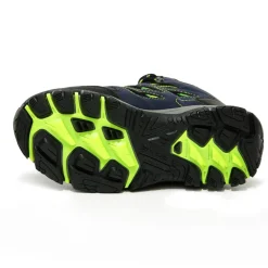 Kids' Holcombe Waterproof Mid Walking Boots | Navy Lime Punch