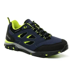 Kids' Holcombe Waterproof Low Walking Shoes | Navy Blazer Lime Punch