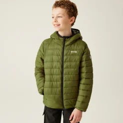 Kids' Hooded Marizion Baffled Jacket | Nephrite Green Abbey Stone