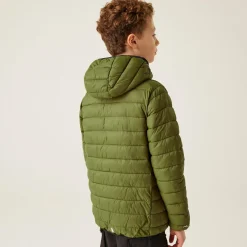 Kids' Hooded Marizion Baffled Jacket | Nephrite Green Abbey Stone