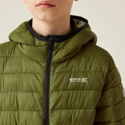 Kids' Hooded Marizion Baffled Jacket | Nephrite Green Abbey Stone