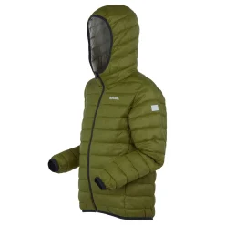 Kids' Hooded Marizion Baffled Jacket | Nephrite Green Abbey Stone