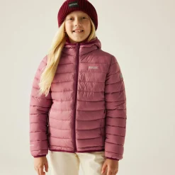 Kids' Hooded Marizion Baffled Jacket | Dusty Rose