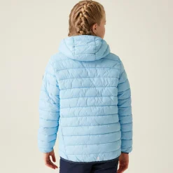 Kids' Hooded Marizion Baffled Jacket | Clear Sky Coronet Blue
