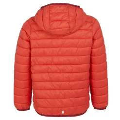 Kids' Hooded Marizion Baffled Jacket | Red Sky Mineral Red