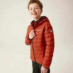 Kids' Hooded Marizion Baffled Jacket | Red Ochre Fox