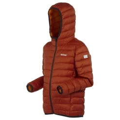 Kids' Hooded Marizion Baffled Jacket | Red Ochre Fox
