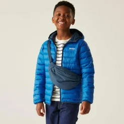 Kids' Hooded Marizion Baffled Jacket | Navy Blue