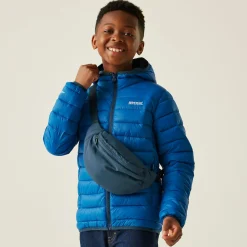 Kids' Hooded Marizion Baffled Jacket | Navy Blue