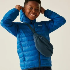 Kids' Hooded Marizion Baffled Jacket | Navy Blue