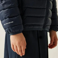 Kids' Hooded Marizion Baffled Jacket | Navy Blue
