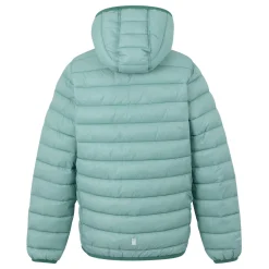 Kids' Hooded Marizion Baffled Jacket | Green
