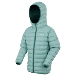 Kids' Hooded Marizion Baffled Jacket | Green