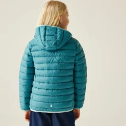 Kids' Hooded Marizion Baffled Jacket | Navy Blue