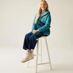Kids' Hooded Marizion Baffled Jacket | Navy Blue