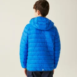 Kids' Hooded Marizion Baffled Jacket | Olympian Blue Green Flash