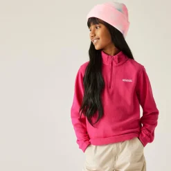 Kids' Hot Shot II Half Zip Fleece | Pink