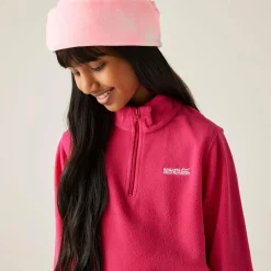Kids' Hot Shot II Half Zip Fleece | Pink