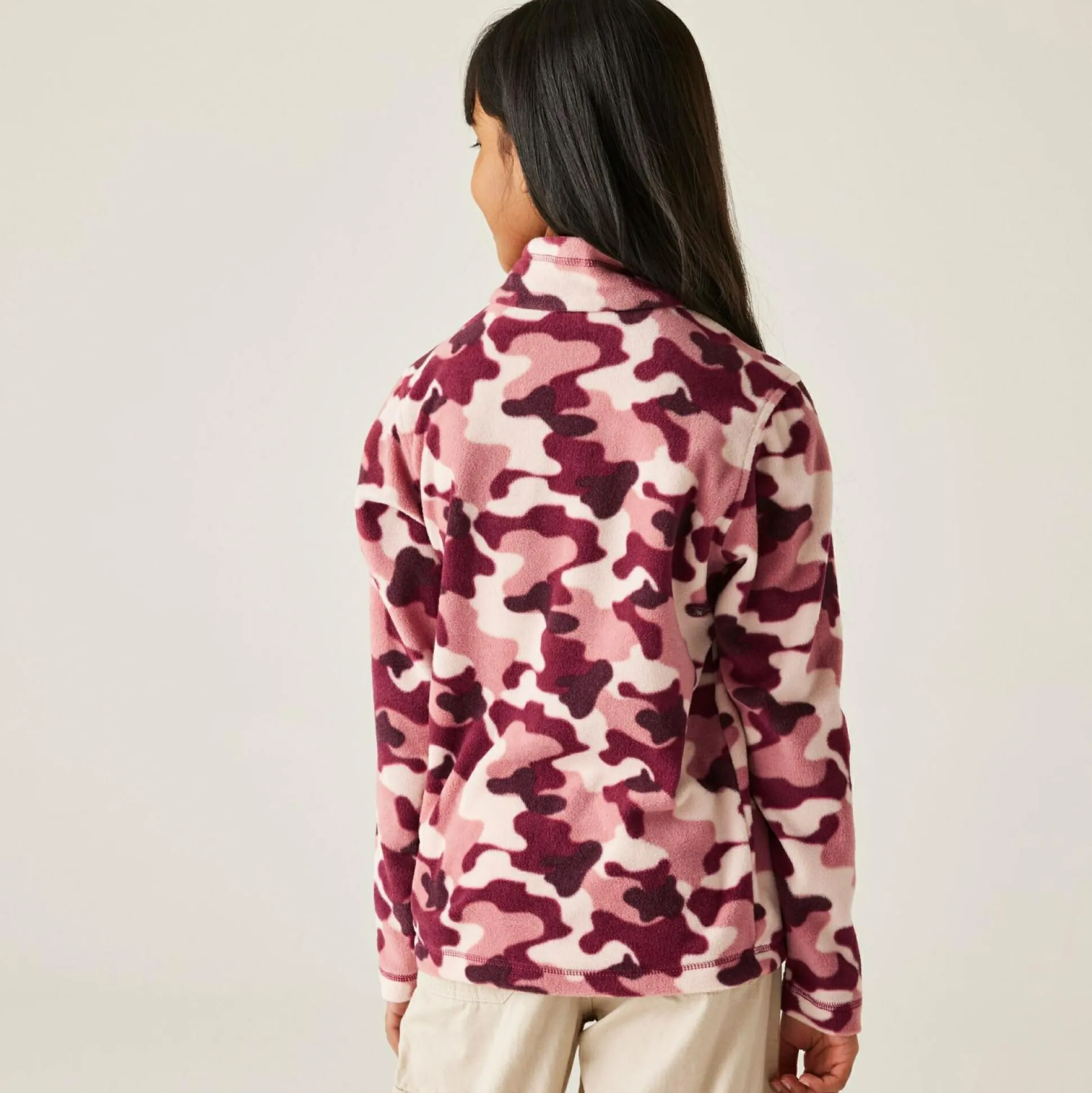 Kids' Hot Shot II Half Zip Fleece | Dusty Rose