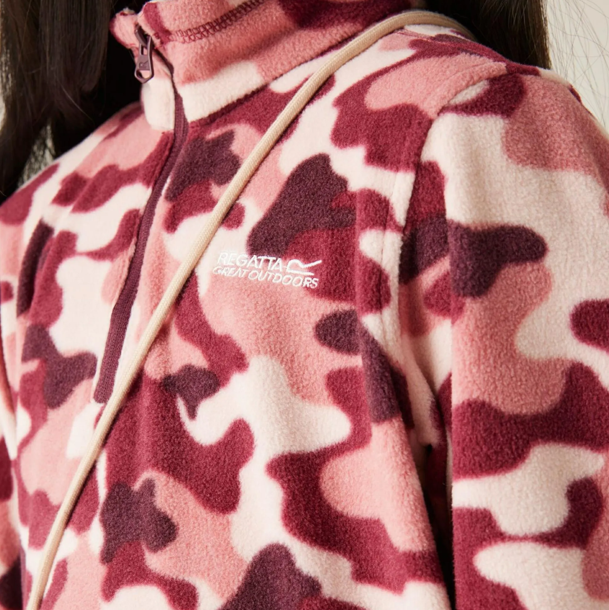 Kids' Hot Shot II Half Zip Fleece | Dusty Rose