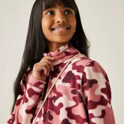 Kids' Hot Shot II Half Zip Fleece | Dusty Rose