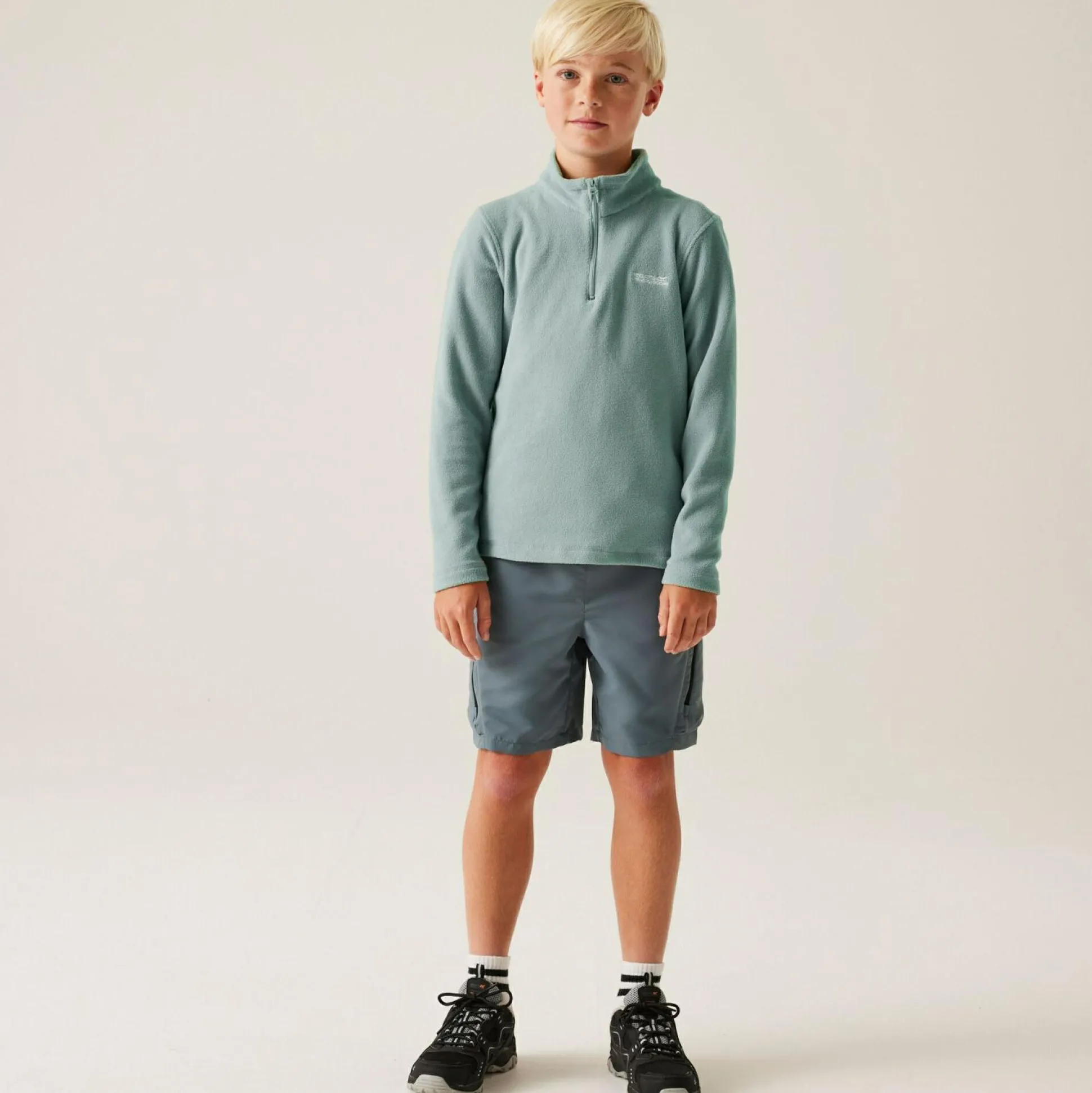 Kids' Hot Shot II Half Zip Fleece | Glacier