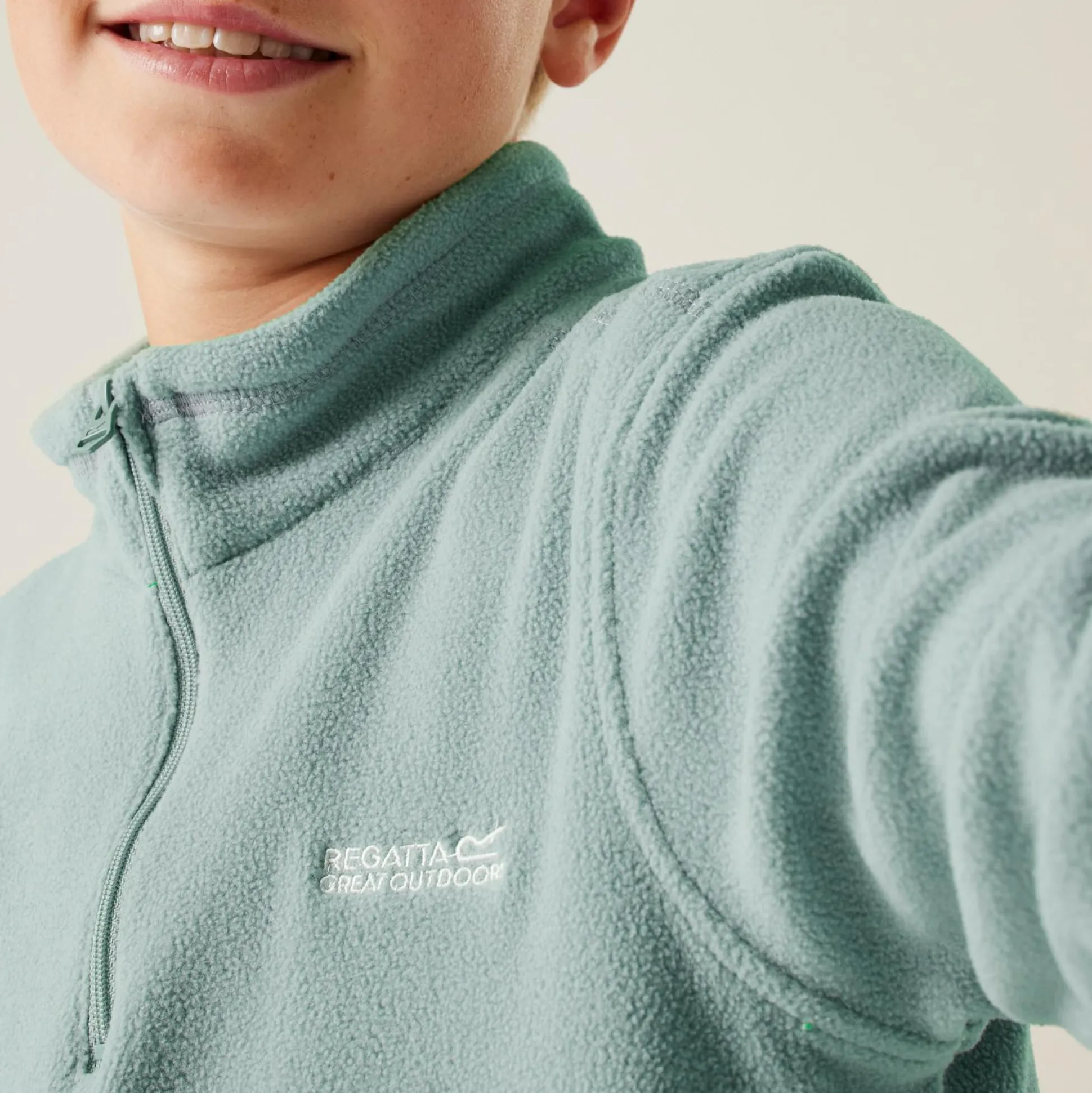 Kids' Hot Shot II Half Zip Fleece | Glacier