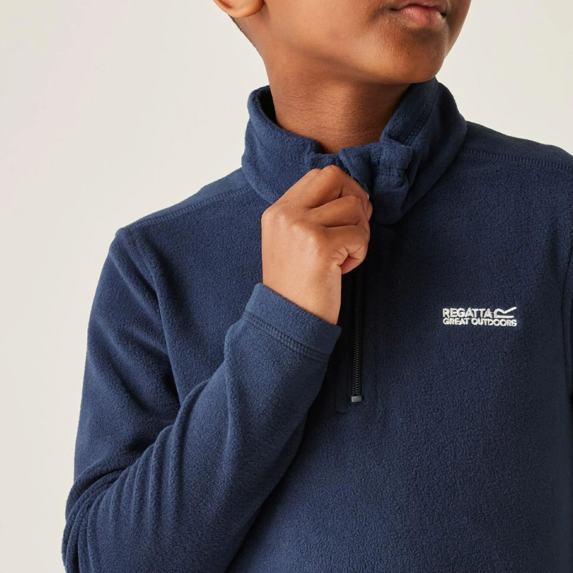 Kids' Hot Shot II Half Zip Fleece | Navy Blue