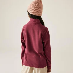 Kids' Hot Shot II Half Zip Fleece | Dark Pimento
