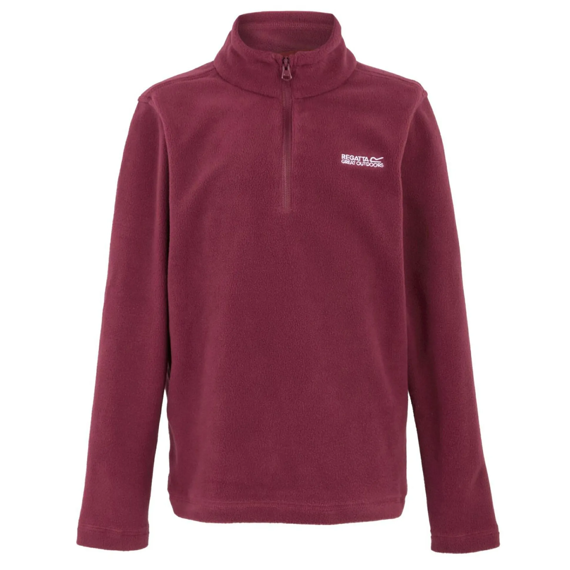 Kids' Hot Shot II Half Zip Fleece | Dark Pimento