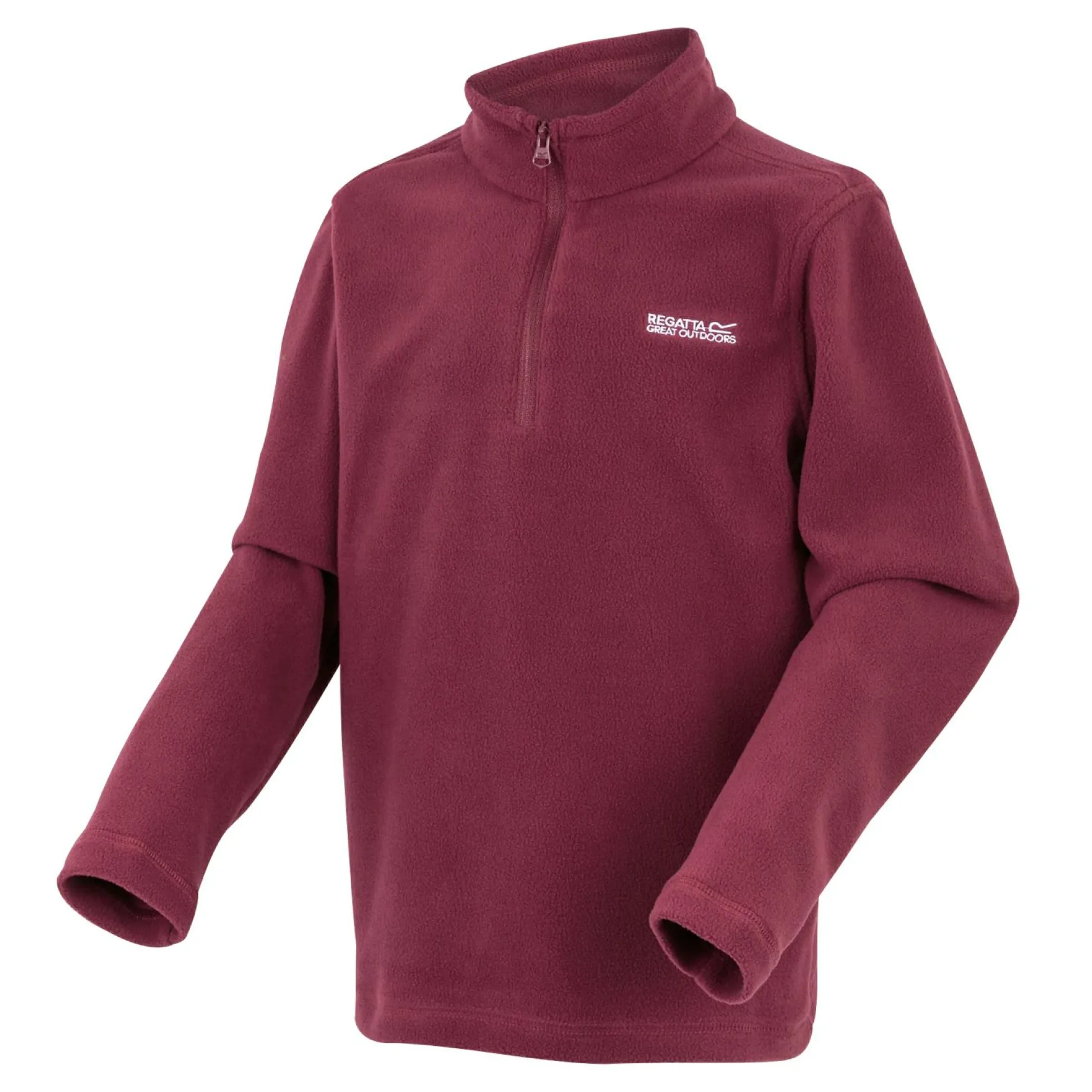 Kids' Hot Shot II Half Zip Fleece | Dark Pimento