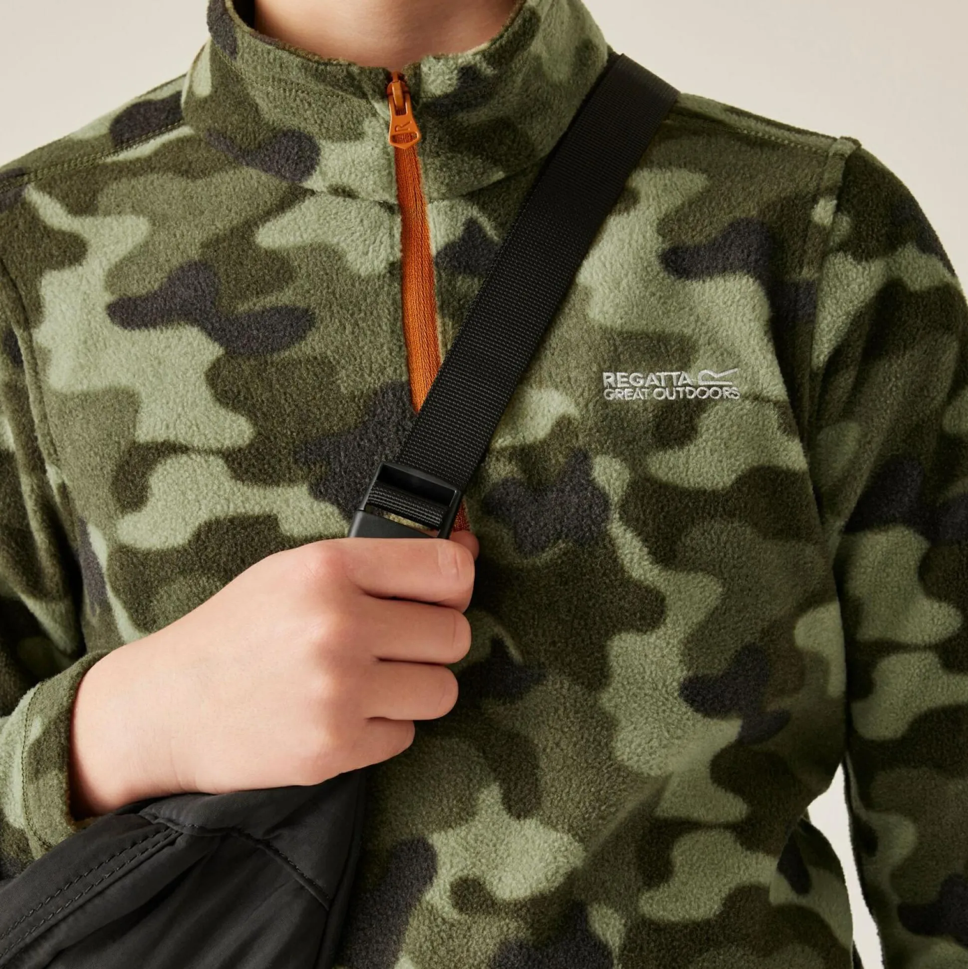 Kids' Hot Shot II Half Zip Fleece | Olive Green