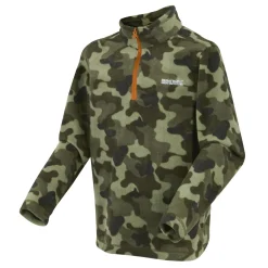 Kids' Hot Shot II Half Zip Fleece | Olive Green