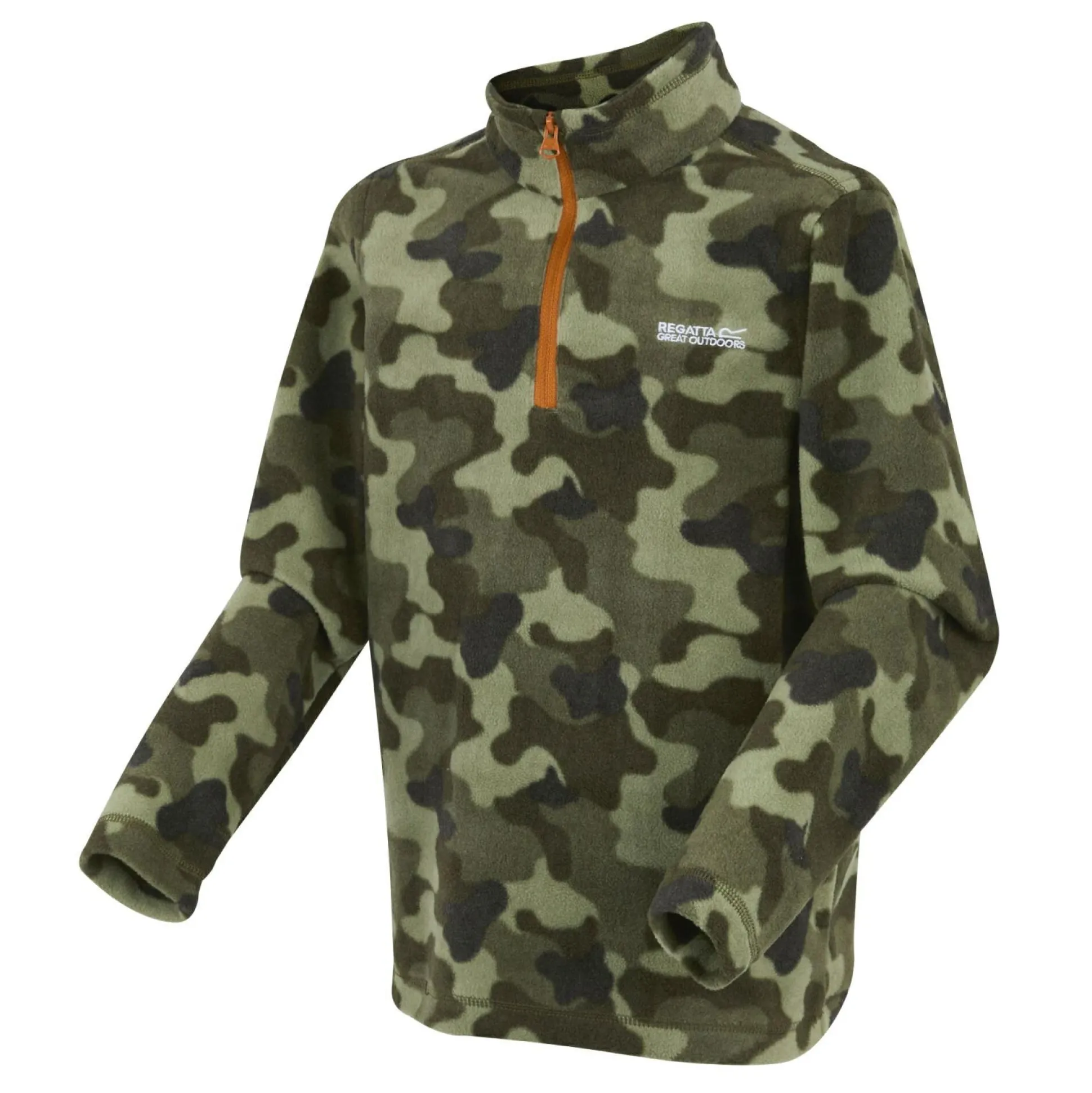 Kids' Hot Shot II Half Zip Fleece | Olive Green