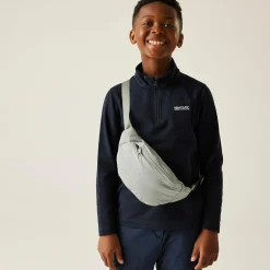 Kids' Hot Shot Marl Half Zip Fleece | Navy Blue