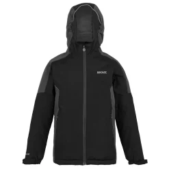 Kids' Hurdle V Waterproof Jacket | Black Seal Grey