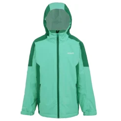 Kids' Hurdle V Waterproof Jacket | Dusty Green Rain Forest