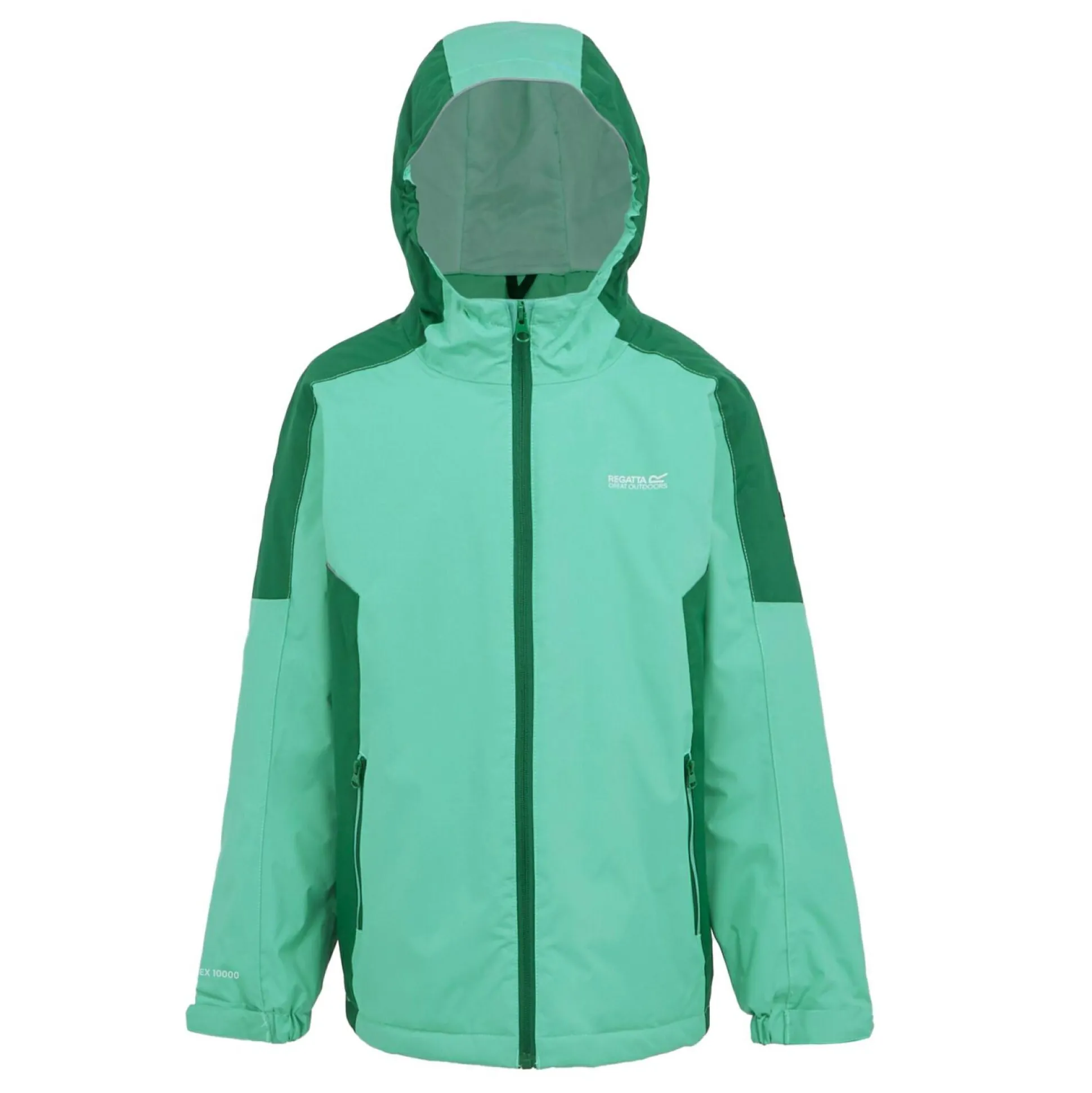 Kids' Hurdle V Waterproof Jacket | Dusty Green Rain Forest