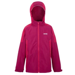 Kids' Hurdle V Waterproof Jacket | Berry Pink Pink Potion