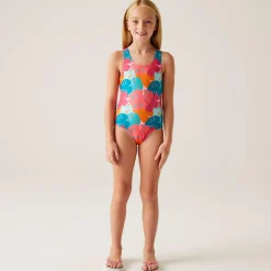 Kids' Katrisse Swimming Costume | Tropical Leaf Print