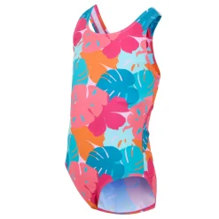 Kids' Katrisse Swimming Costume | Tropical Leaf Print