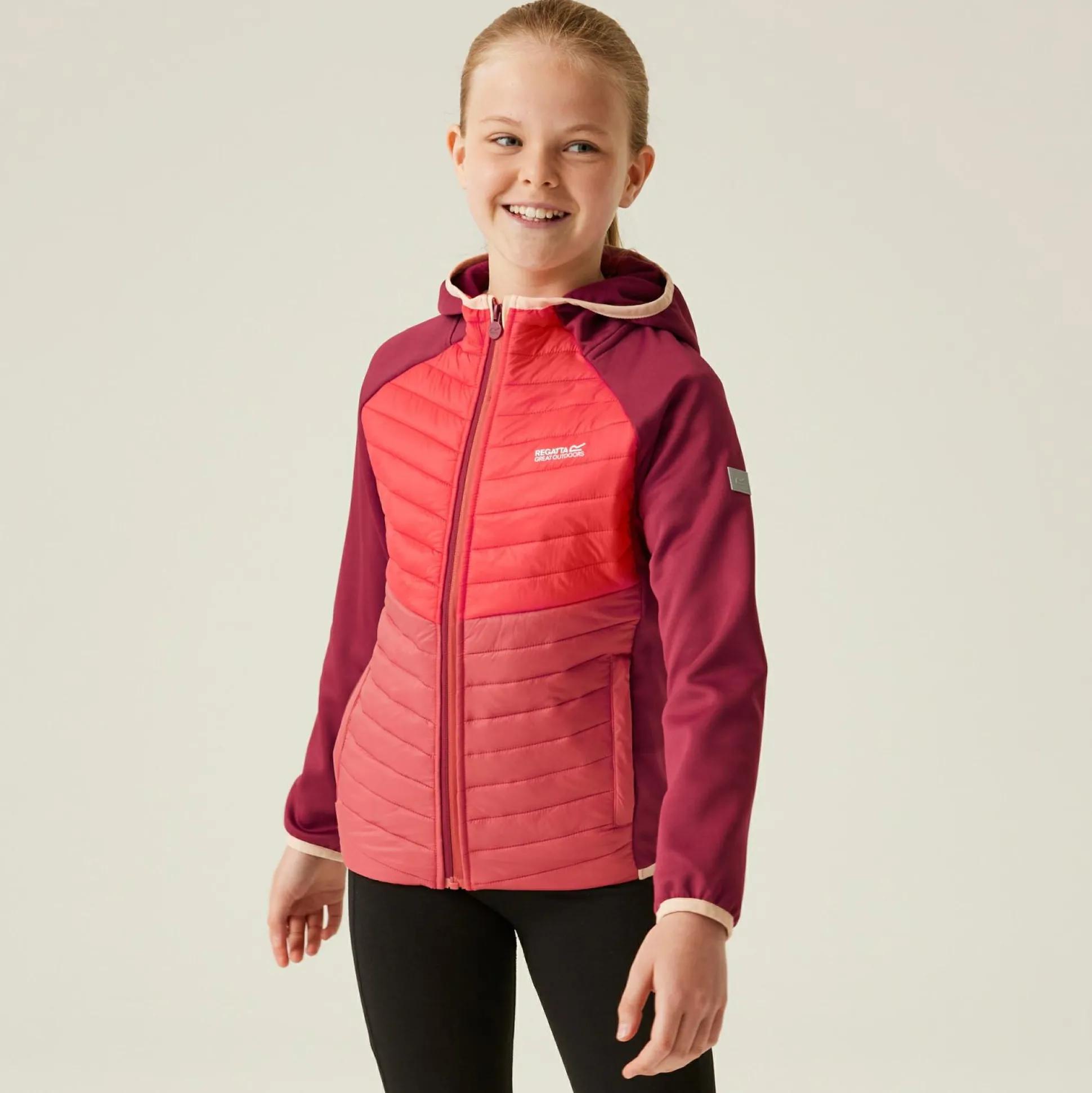 Kids' Kielder Hybrid VIII Jacket | Rumba Red Red Sky